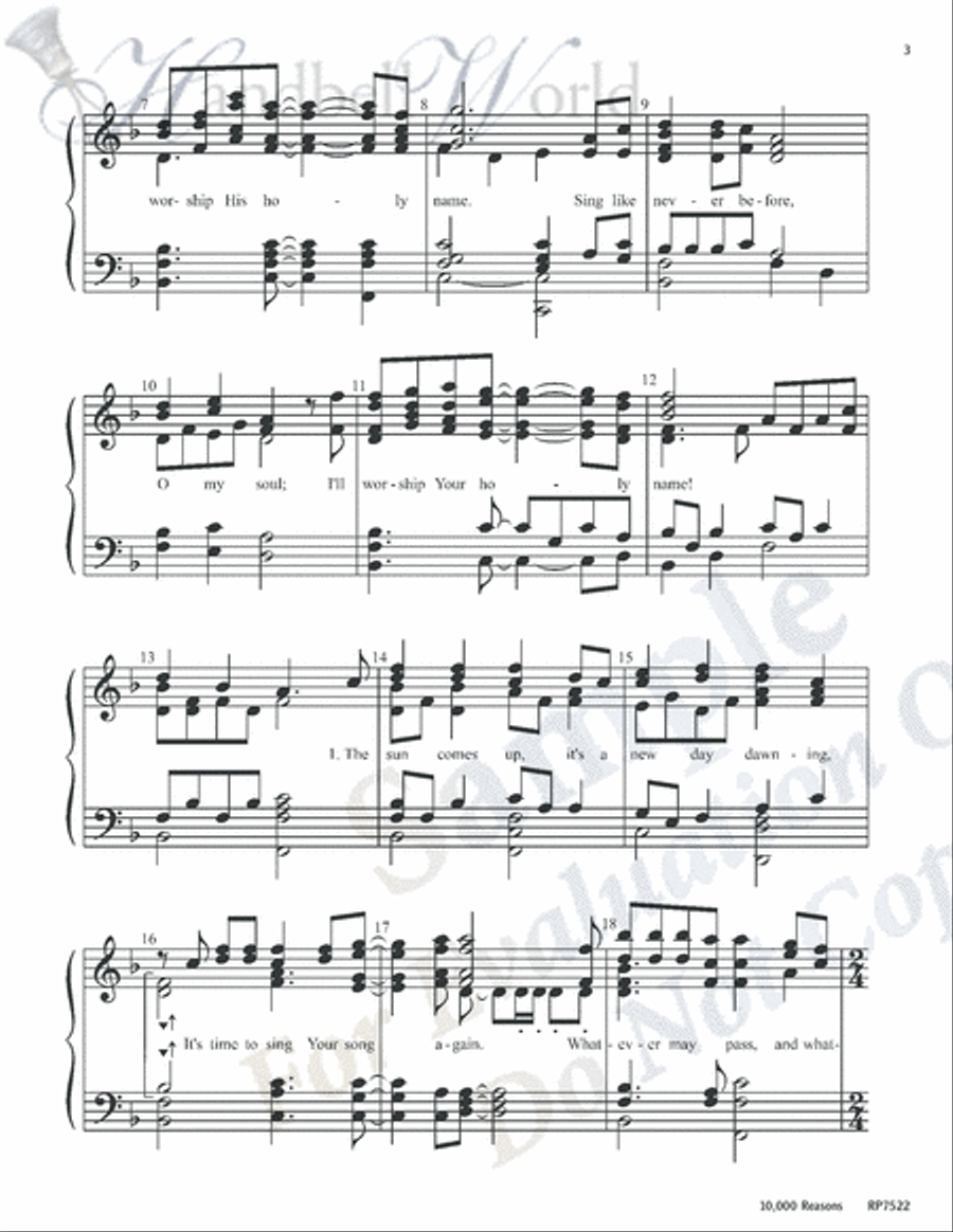 10,000 Reasons 5-Octaves scores gallery preview page 3