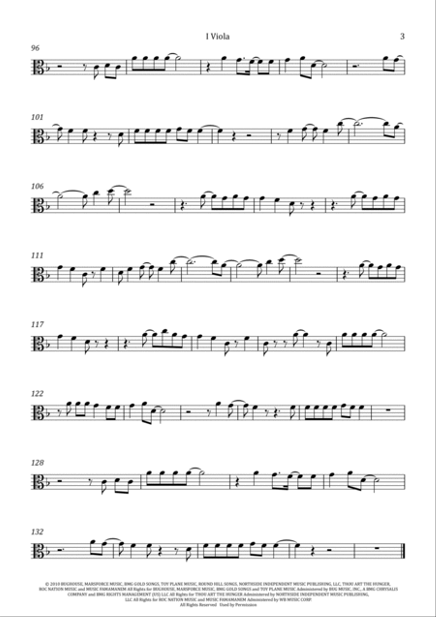 Marry You Viola Solo scores gallery preview page 3
