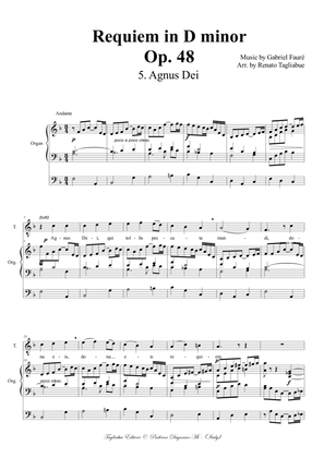 Fauré. REQUIEM Op. $8. 5. Agnus Dei
