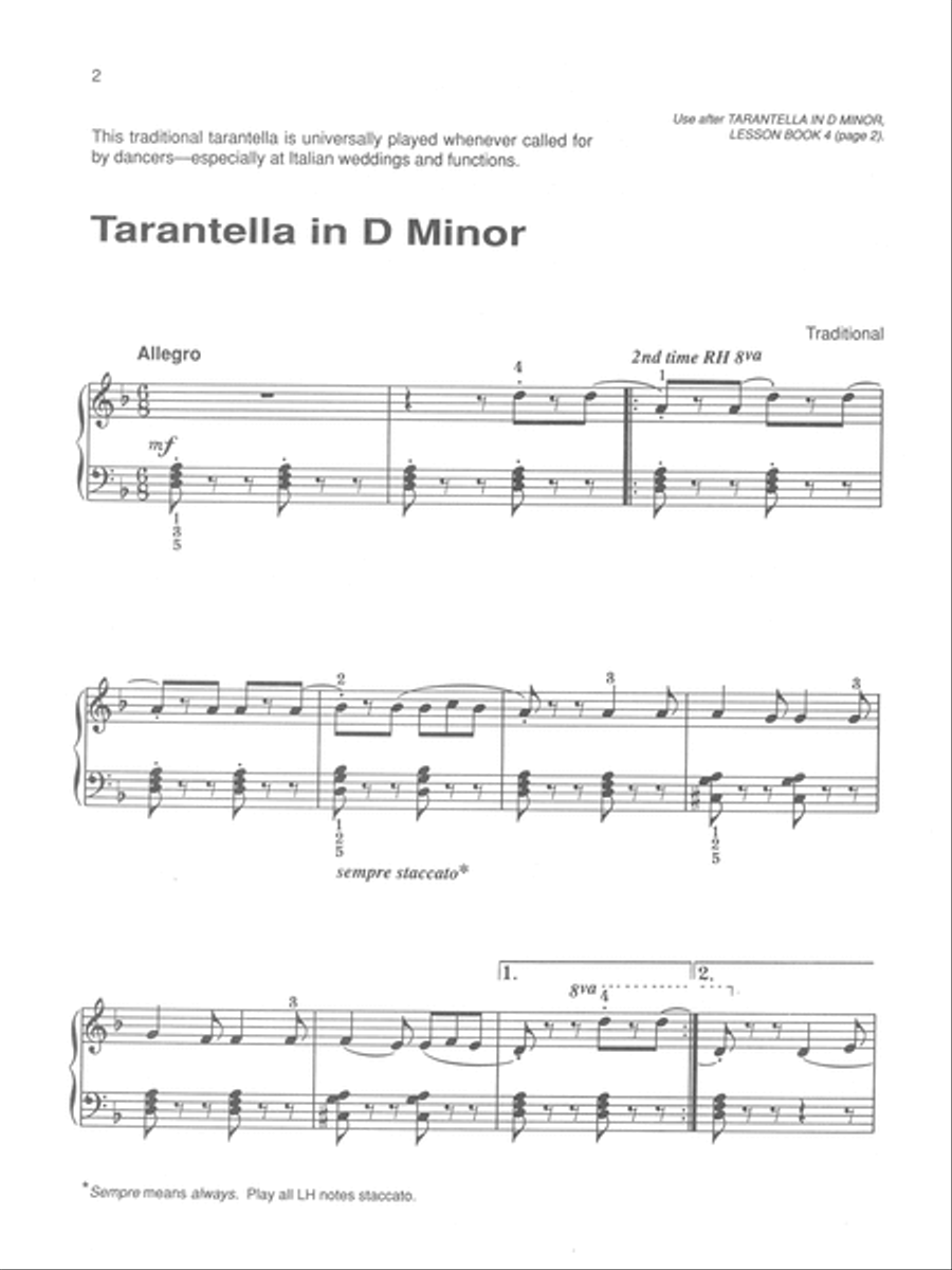 Alfred's Basic Piano Course Classic Themes, Level 4 Piano Method scores gallery preview page 2