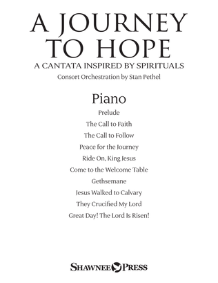 Book cover for A Journey To Hope (A Cantata Inspired By Spirituals) - Piano