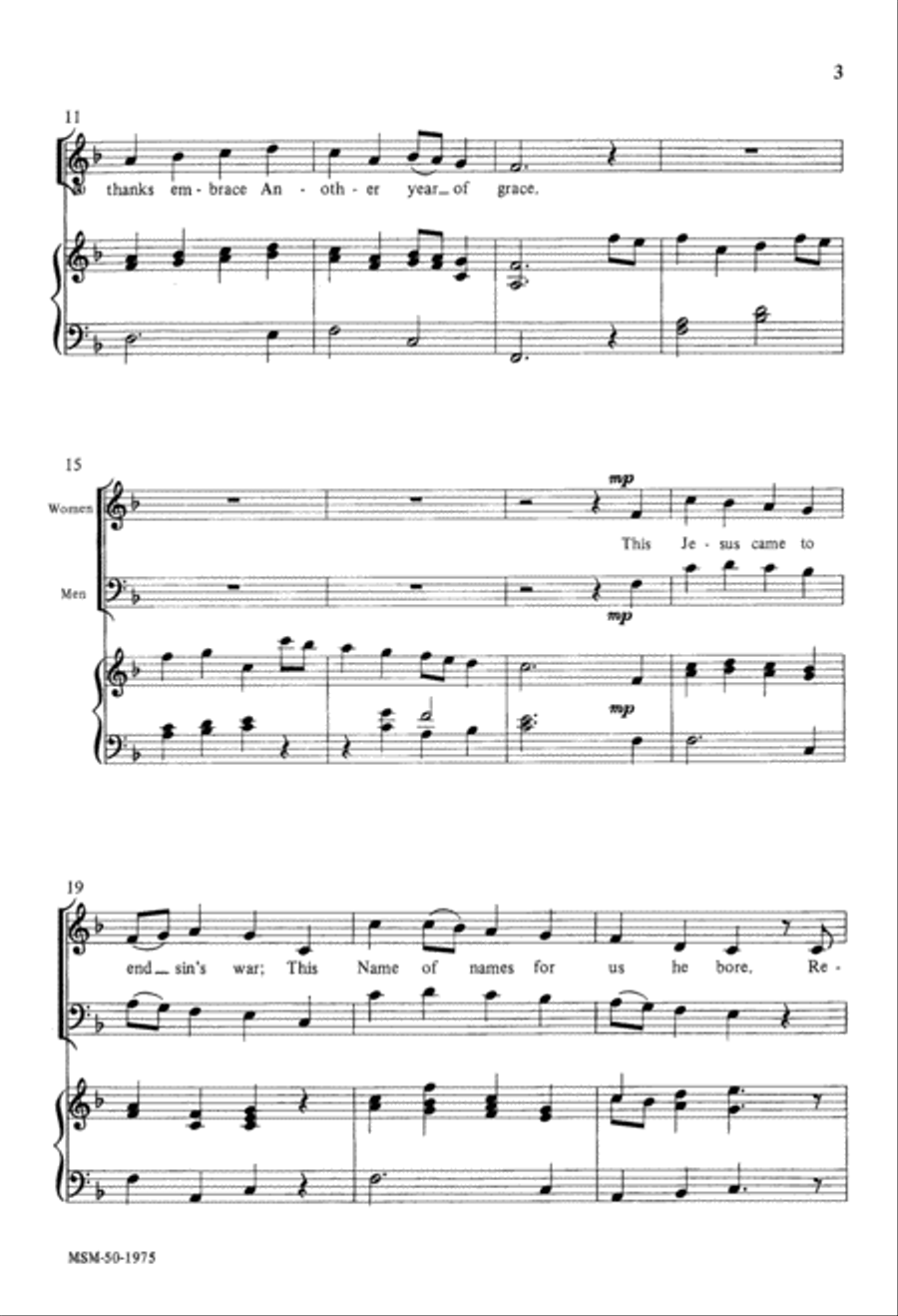 Another Year of Grace Another Year of Grace 4-Part scores gallery preview page 3