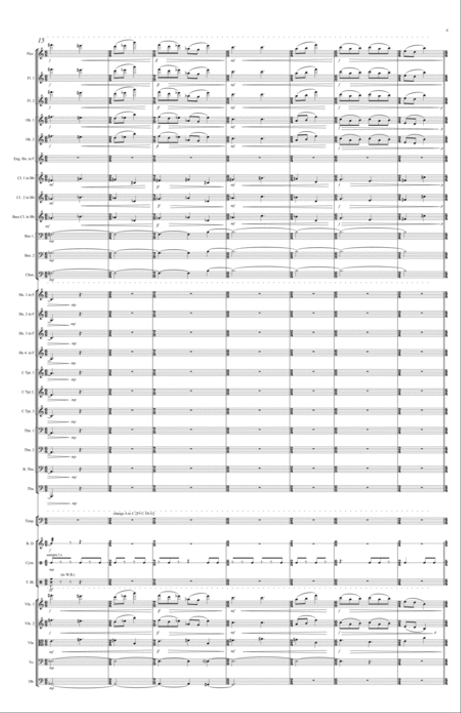 Paramnesis String Orchestra scores gallery preview page 5