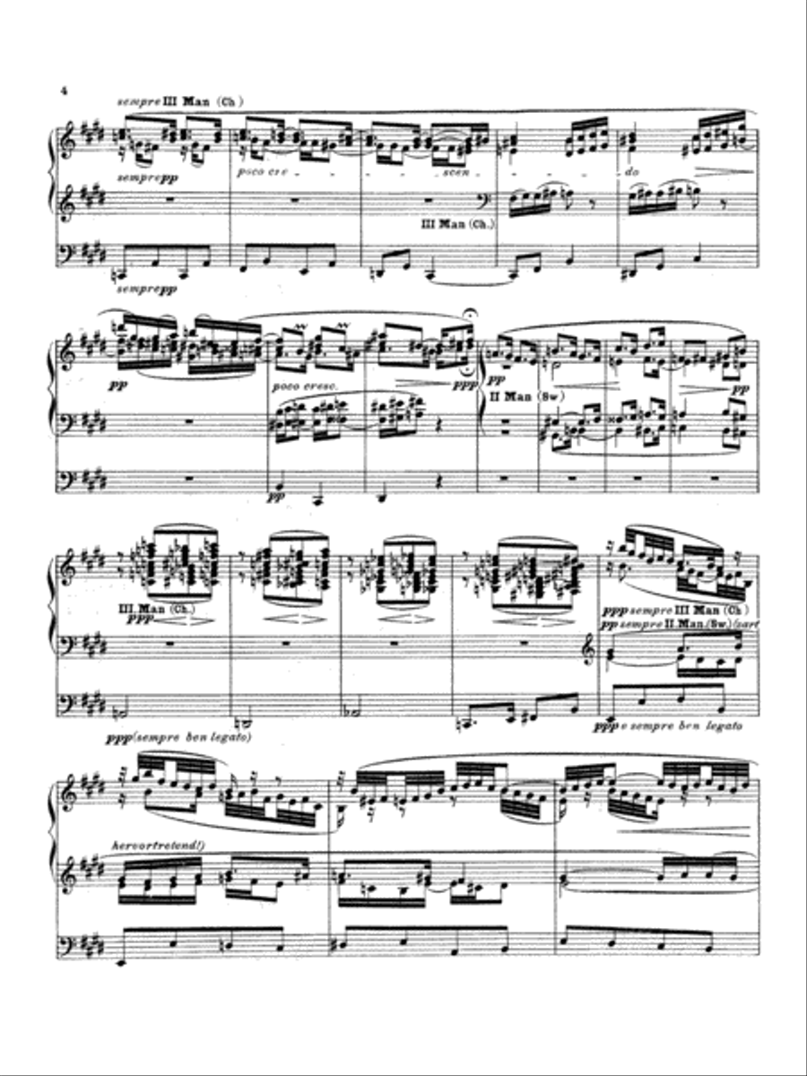 Reger: Two Easy Preludes and Fugues, Op. 56 Organ scores gallery preview page 3