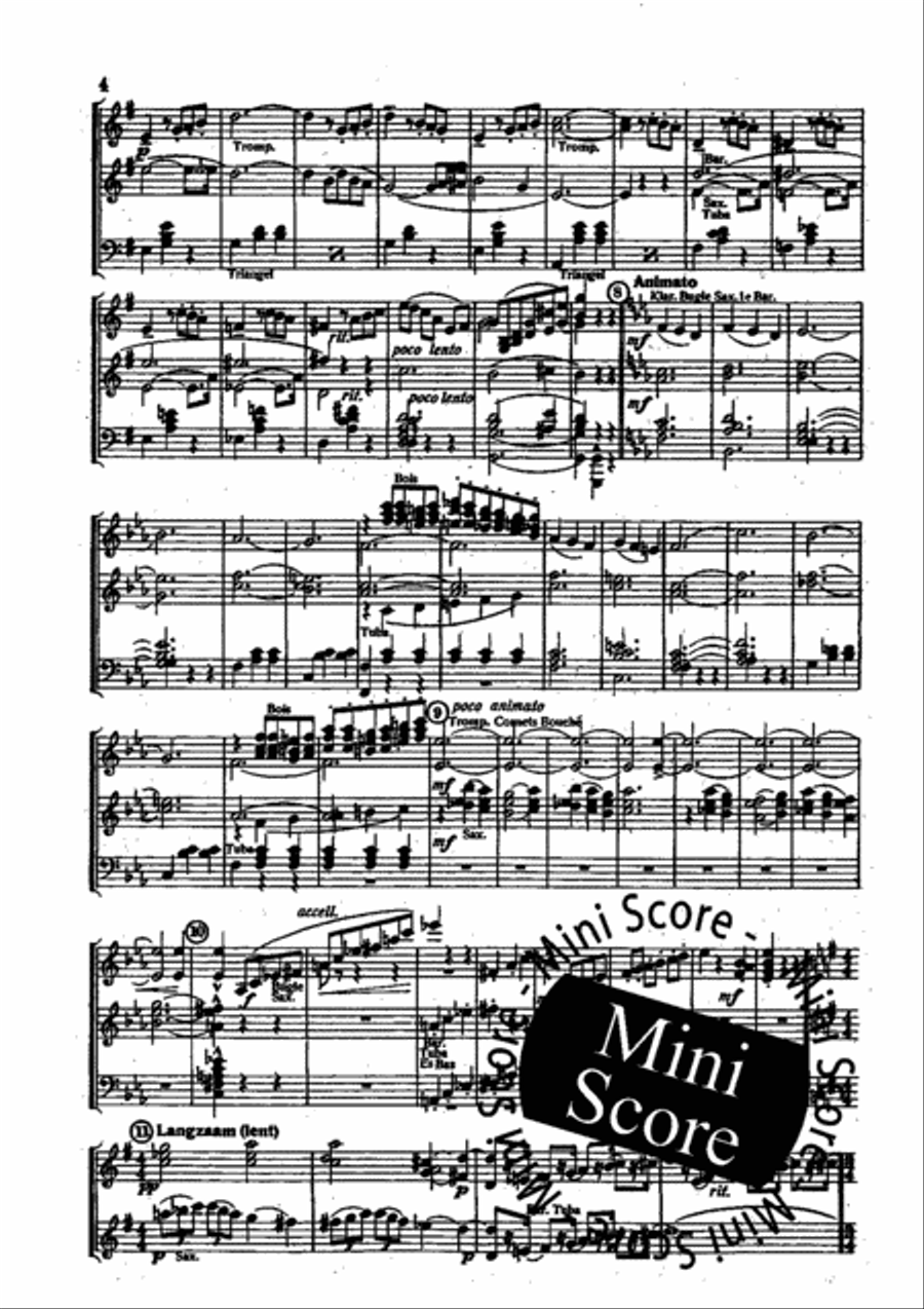 Bagatelle Fanfare Band scores gallery preview page 6