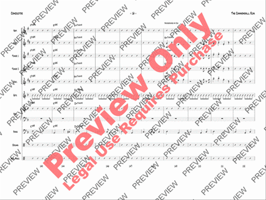 The Cannonball Run The Cannonball Run Jazz Ensemble scores gallery preview page 19