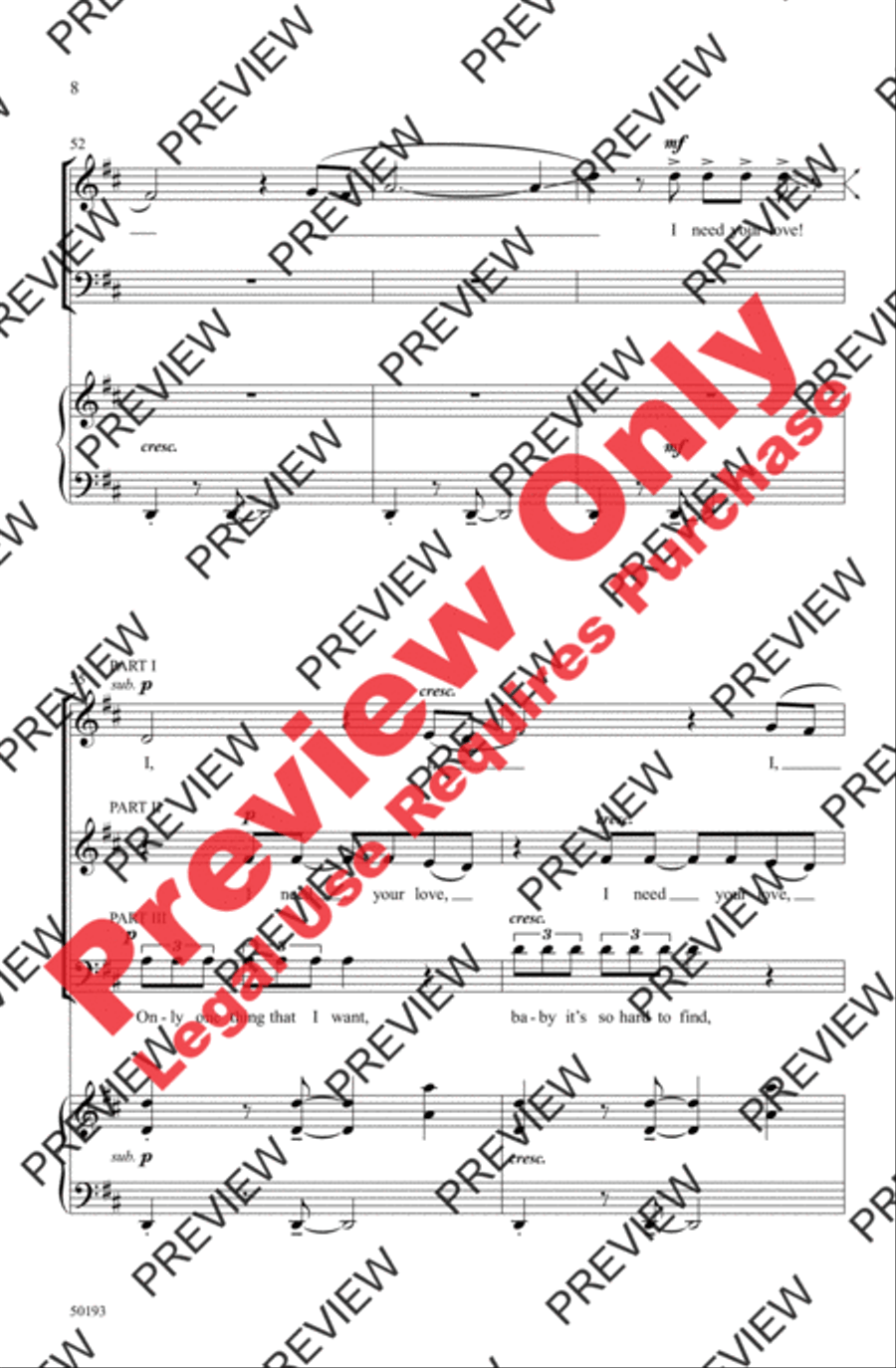 Ribbons and Bows 3-Part scores gallery preview page 8