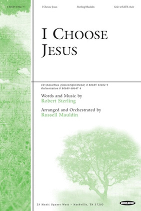 Book cover for I Choose Jesus - Anthem