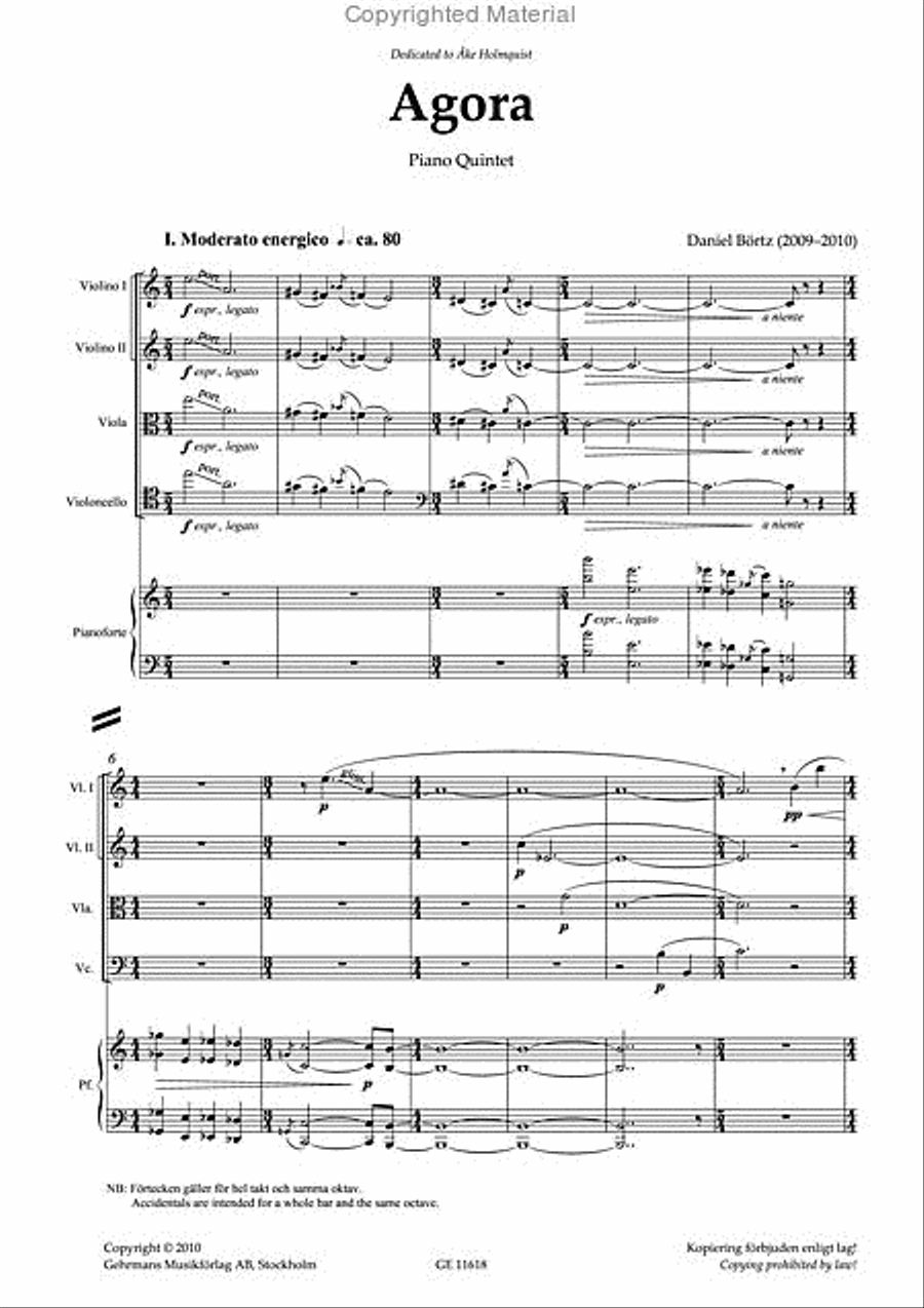 Agora Piano Quintet scores gallery preview page 2