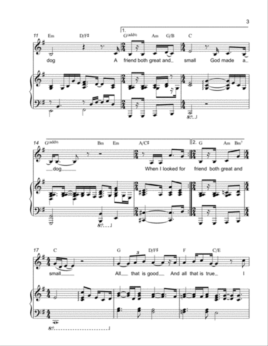 Thank God for Dogs Thank God for Dogs Voice scores gallery preview page 3