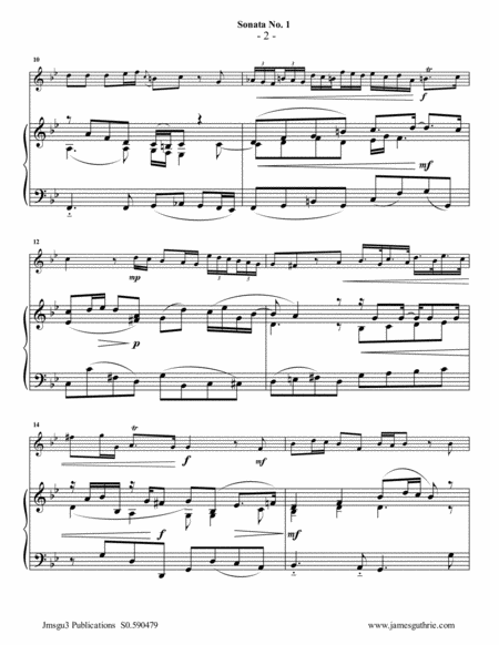 Vivaldi: Sonata No. 1 for Harp & Piano image number null