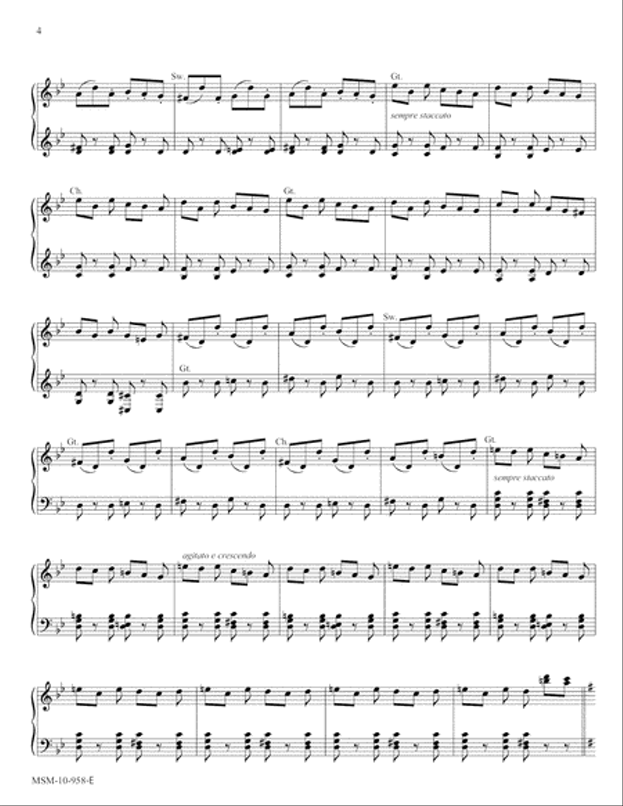 Rondo in G Organ scores gallery preview page 4