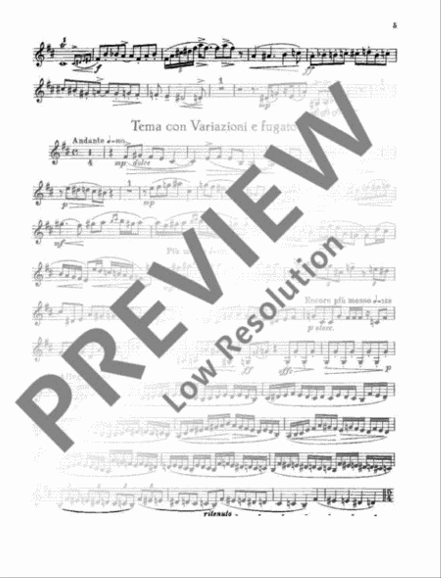 Divertissement Bassoon scores gallery preview page 13