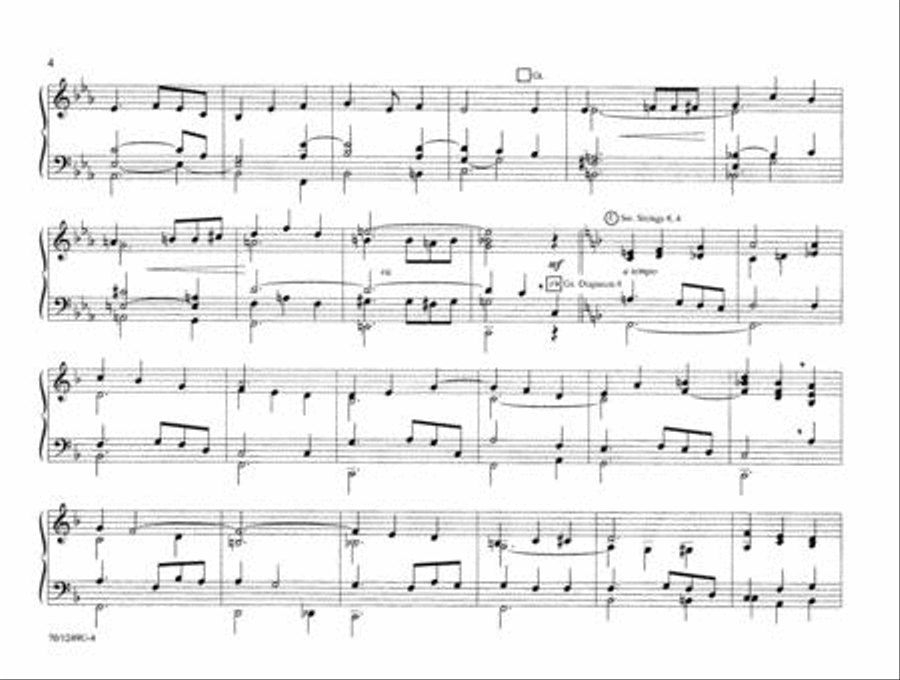 The Easy Organ Collection: Funeral Music Organ Solo scores gallery preview page 5