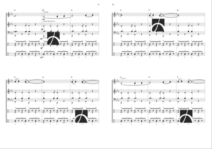 In The Spotlights (Score) Concert Band scores gallery preview page 16
