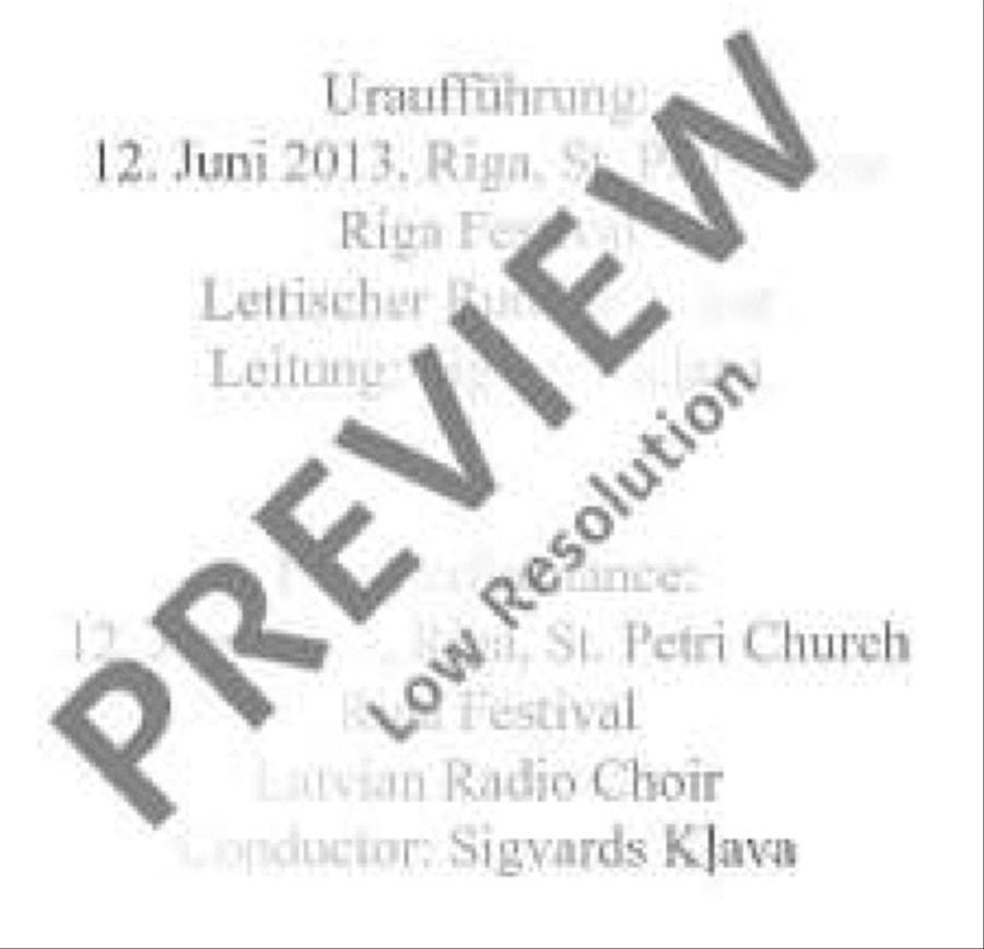 Mīlas dziesmas A Cappella scores gallery preview page 3