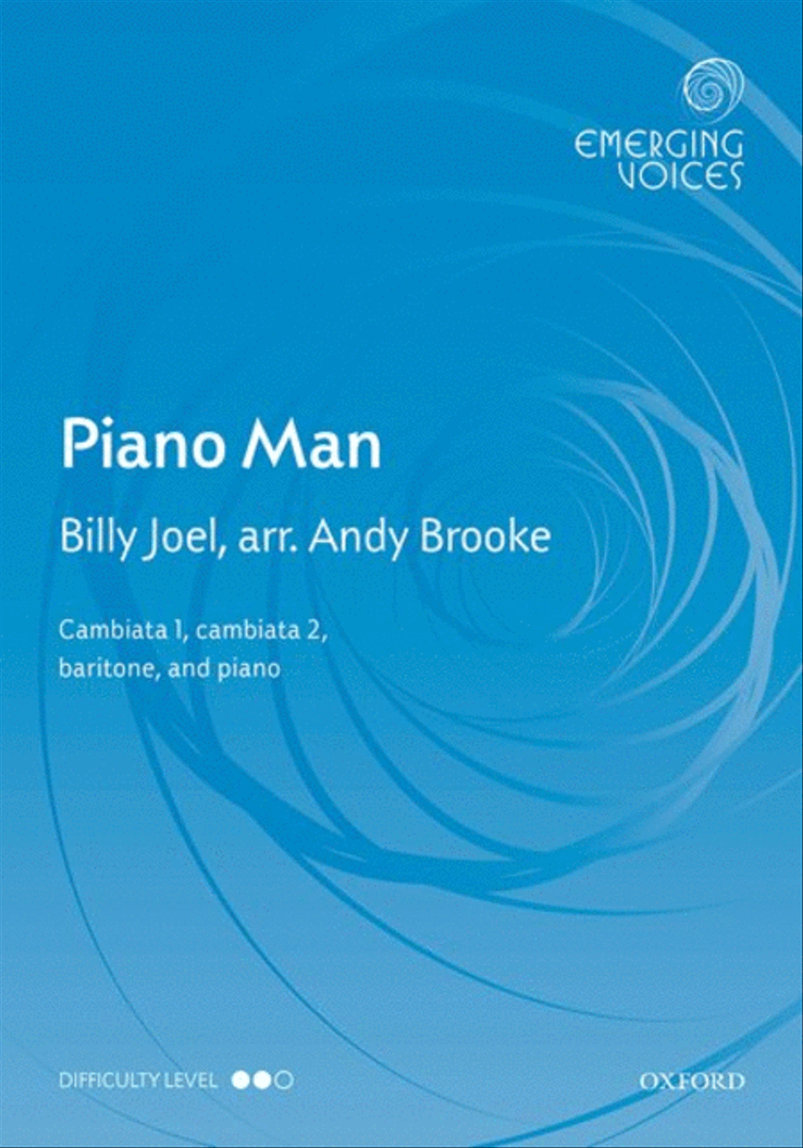 Piano Man Choir scores gallery preview page 1