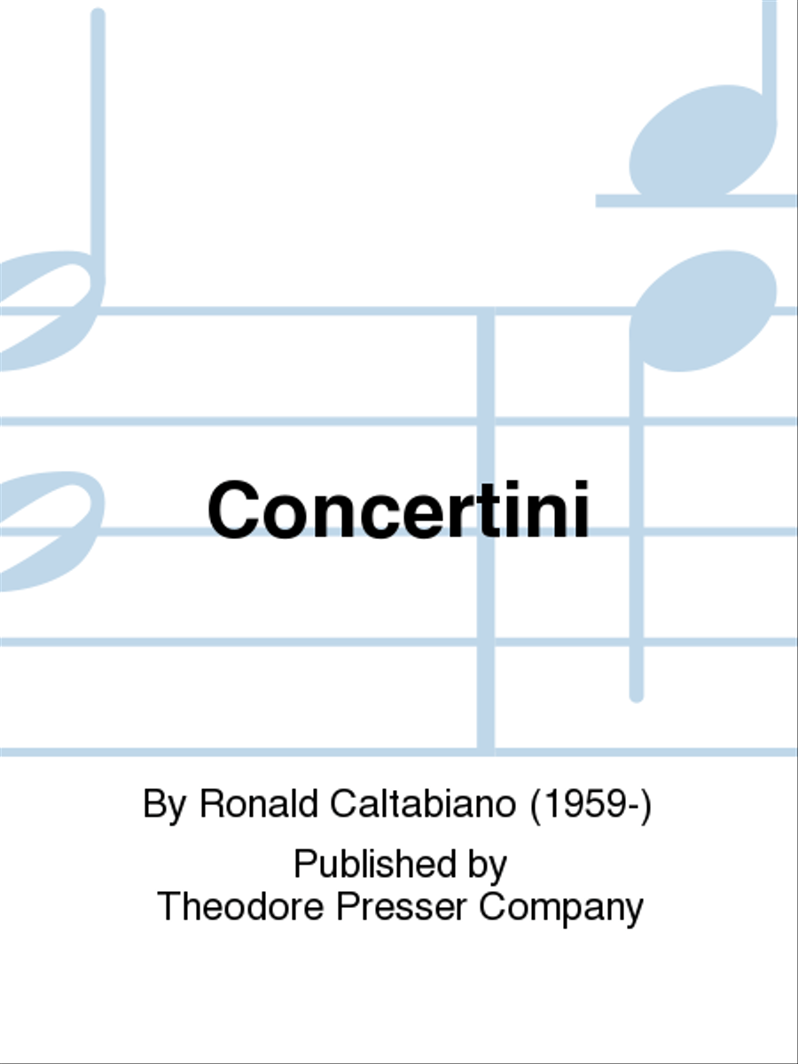 Concertini Orchestra scores gallery preview page 1