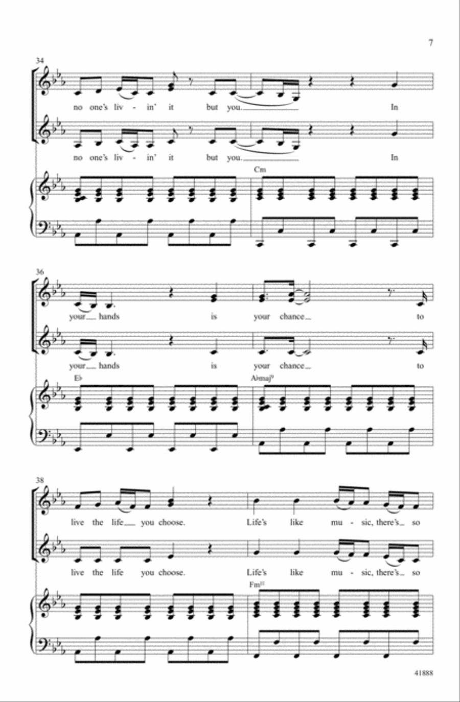 Unfinished Songs Unfinished Songs Choir scores gallery preview page 6
