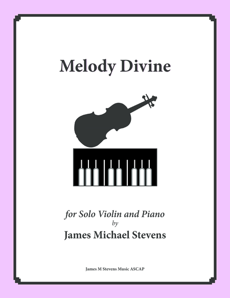 Melody Divine (Solo Violin & Piano) image number null
