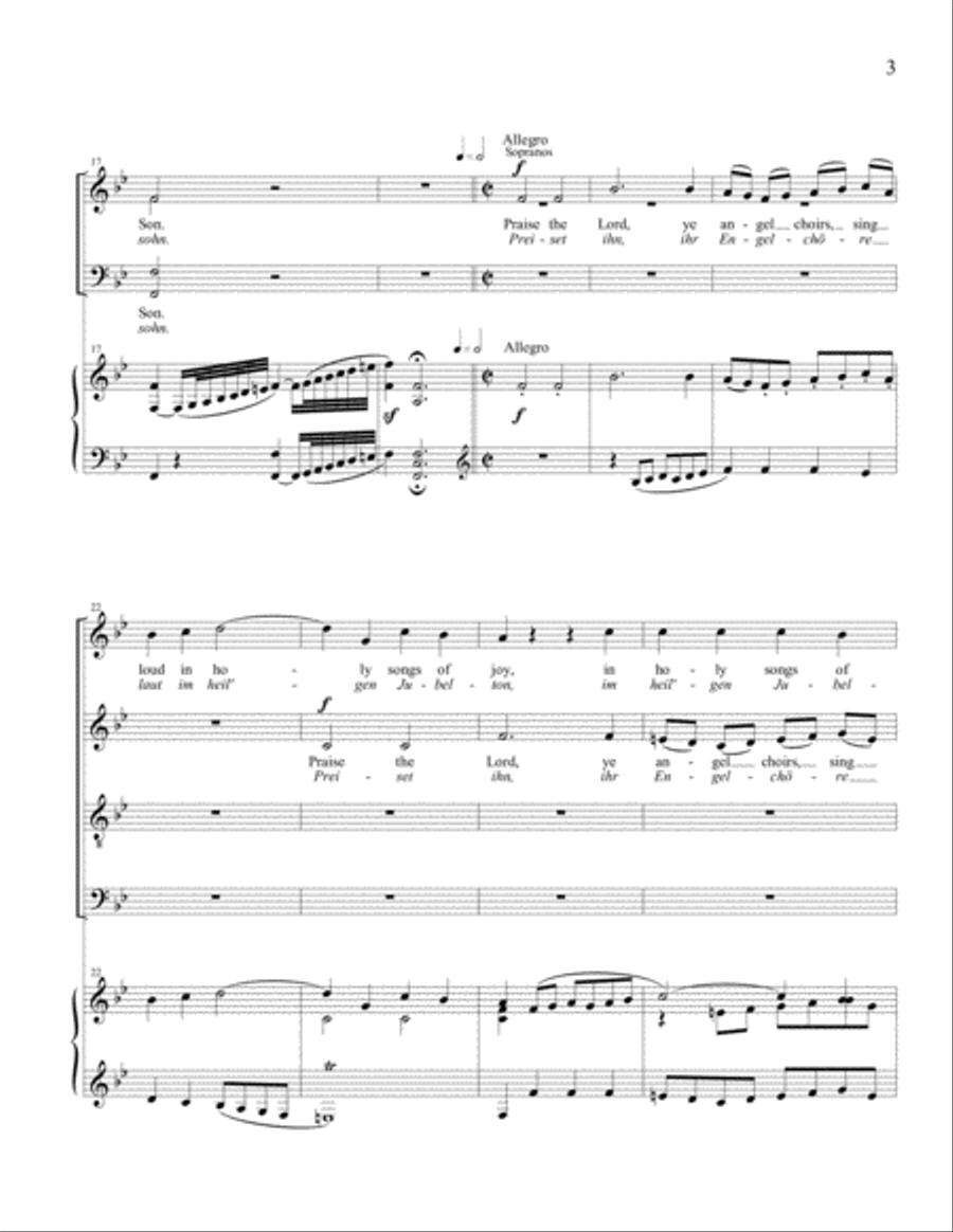 Worlds Sing (Hallelujah from the Mount of Olives - SATB) 4-Part scores gallery preview page 3