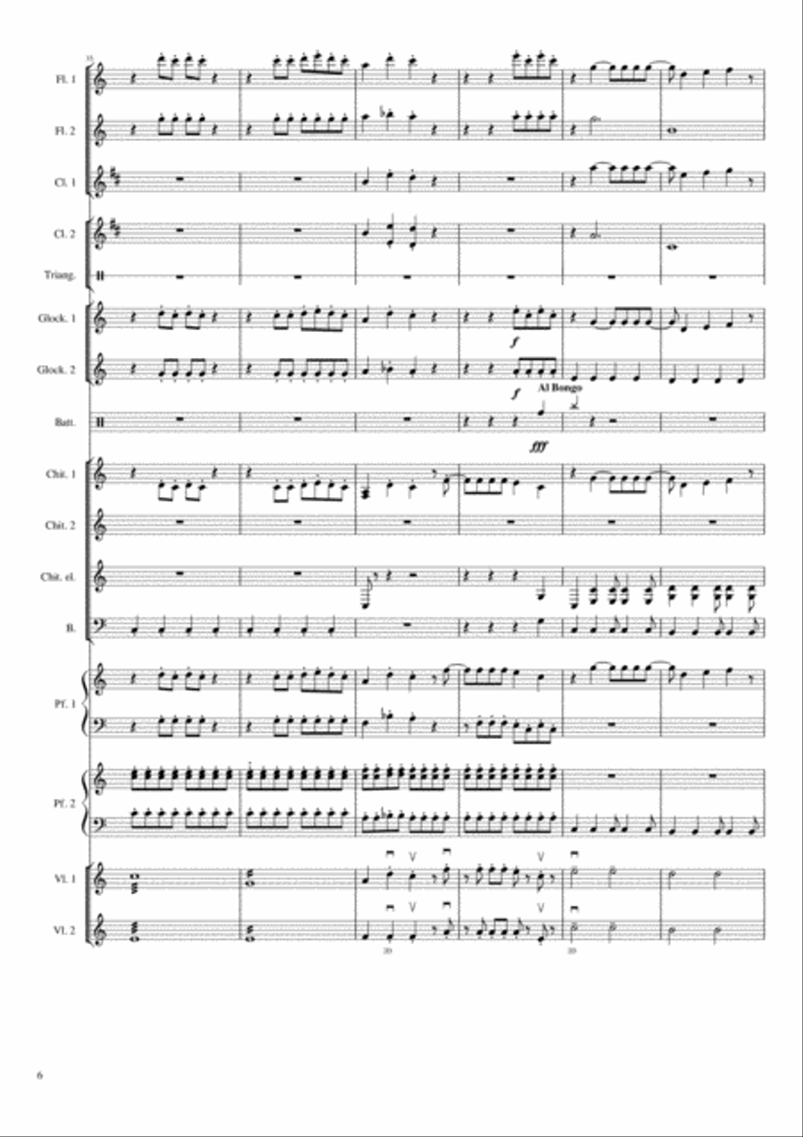 Mamma Mia Clarinet scores gallery preview page 6
