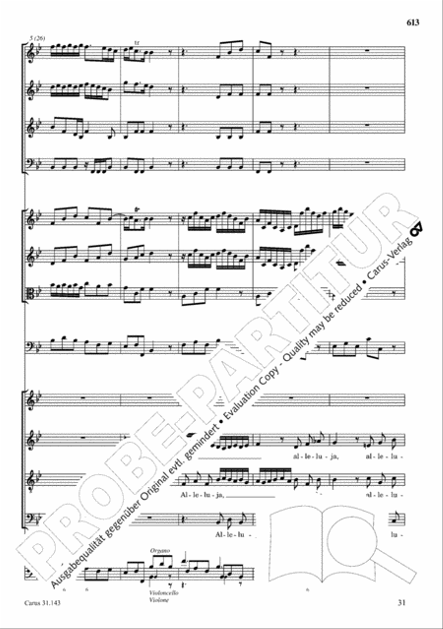 The Complete Sacred Vocal Works (Das geistliche Vokalwerk) Voice scores gallery preview page 613