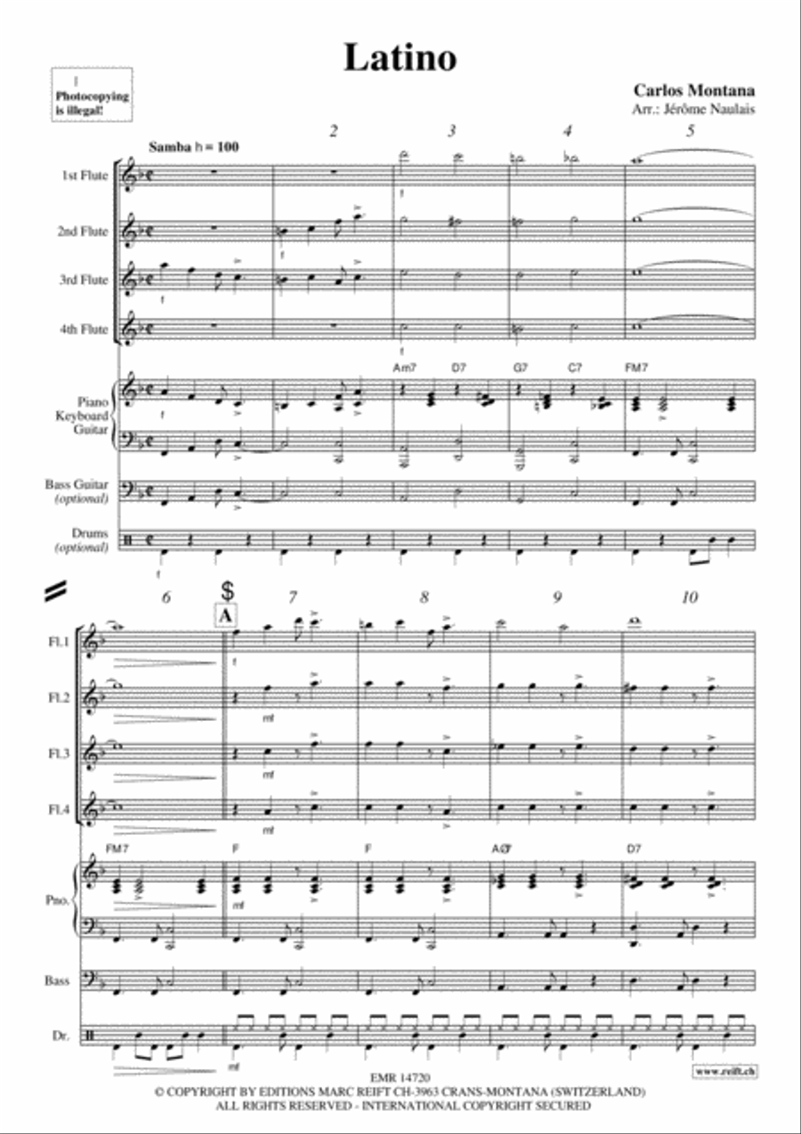 Latino Flute scores gallery preview page 3