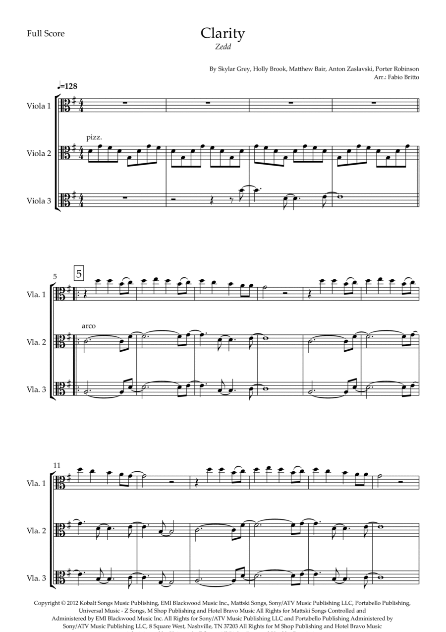 Clarity Clarity String Trio scores gallery preview page 1