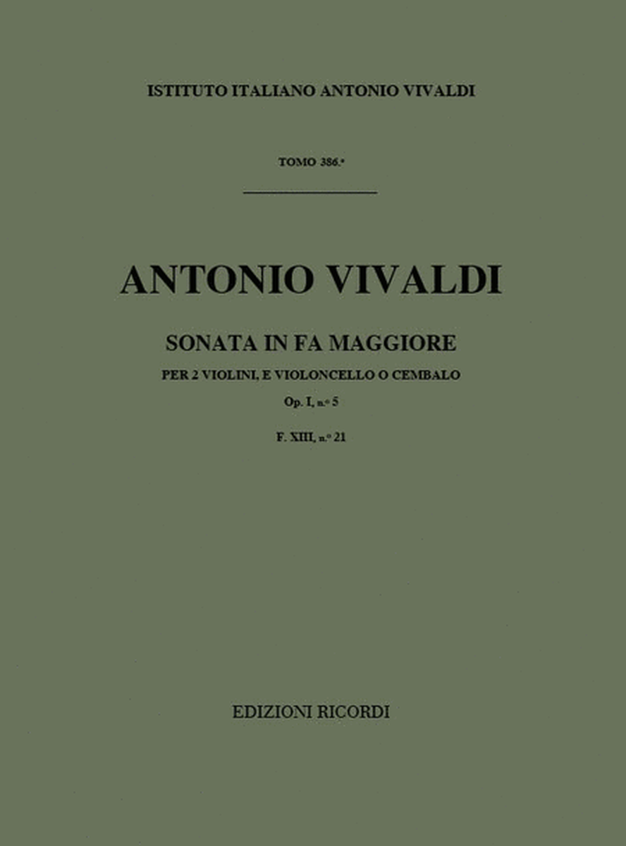 Sonata per 2 violini e BC in Fa Rv 69