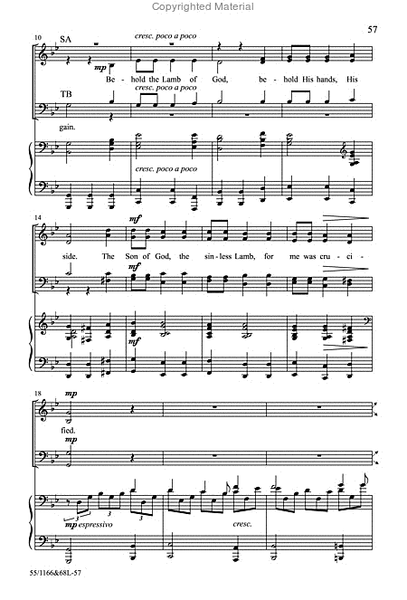 In My Place - SATB Score with Performance CD image number null