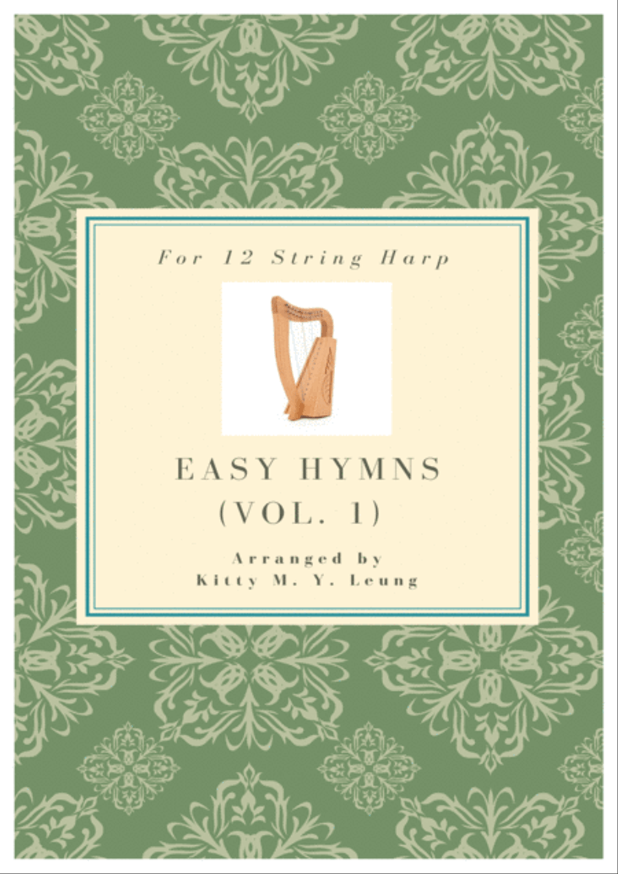 Easy Hymns (Volume 1) - 12 String Lap Harp Lap Harp scores gallery preview page 1