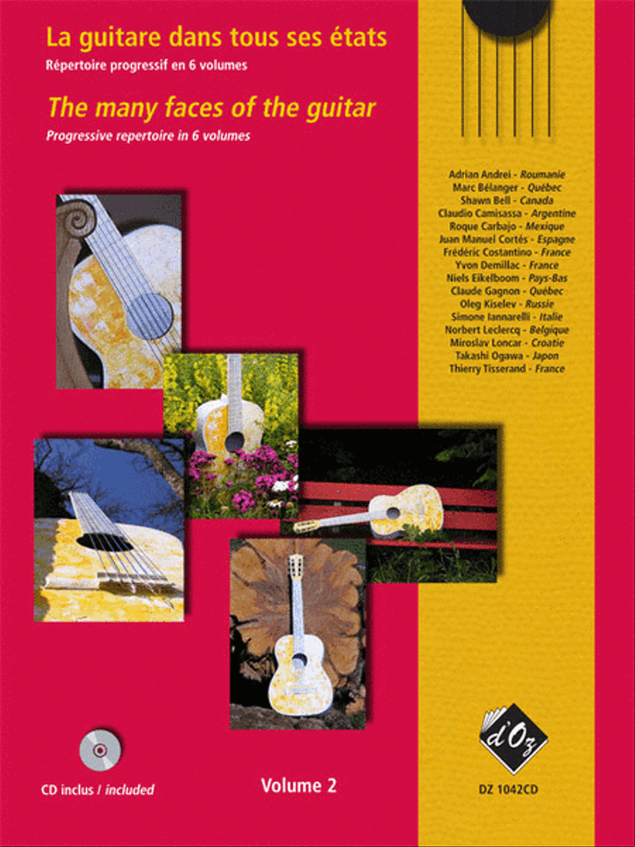 La guitare dans tous ses états, vol. 2 (CD incl.) Classical Guitar scores gallery preview page 1