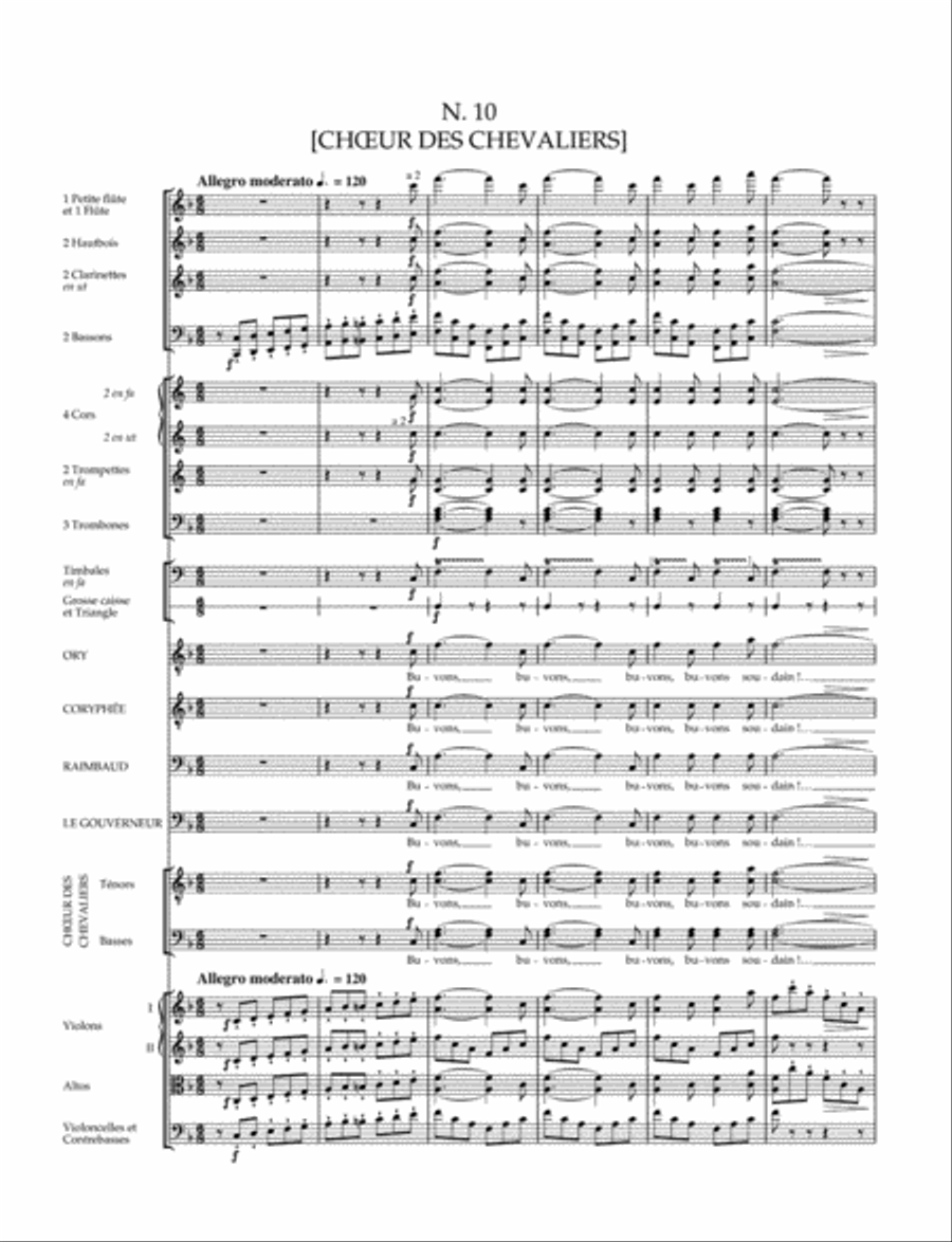Le comte Ory Men's Choir scores gallery preview page 2
