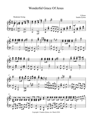 Wonderful Grace Of Jesus (late intermediate piano solo)