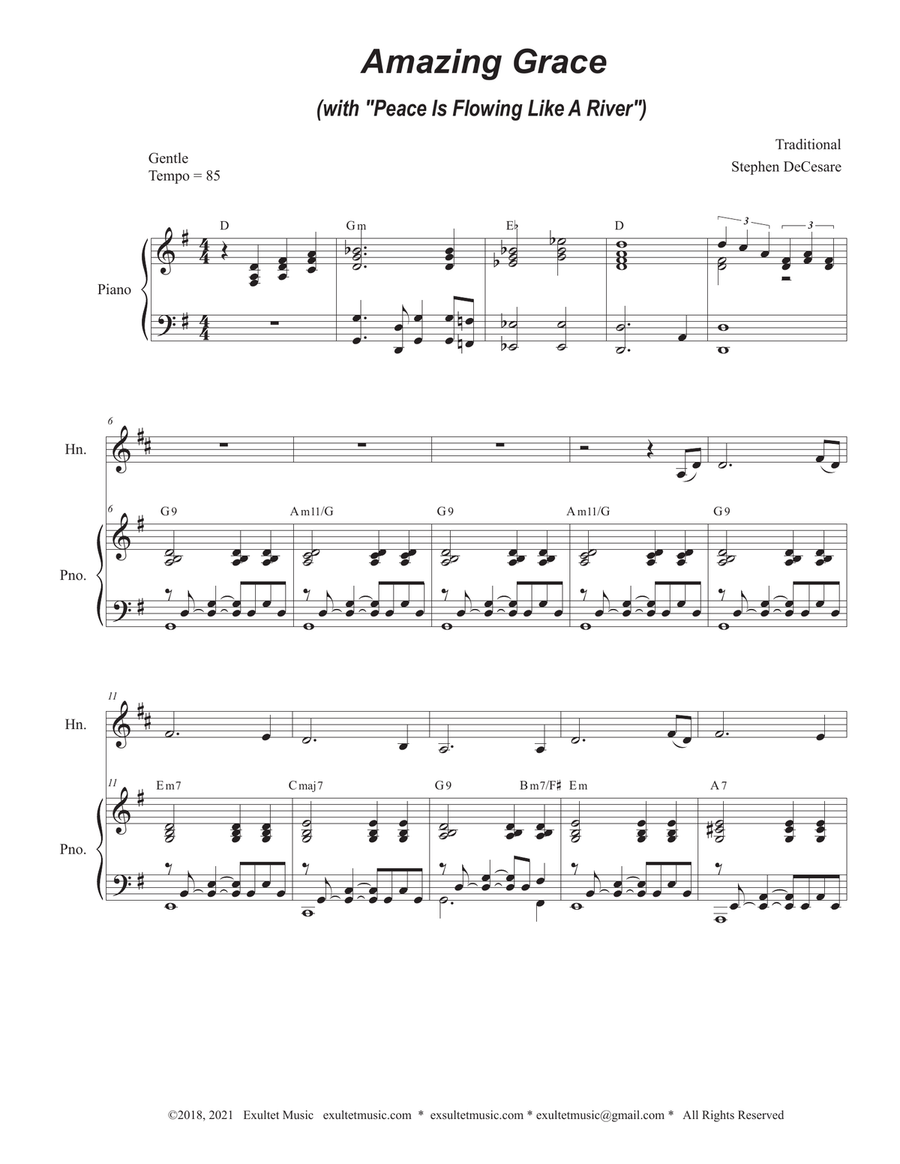 Amazing Grace (with 