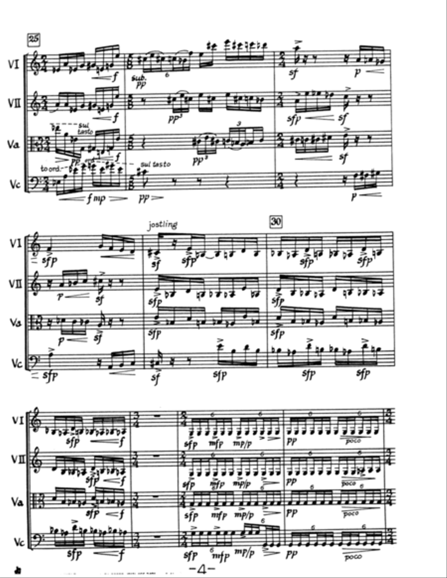 String Quartet No. 2: Child's Play String Quartet scores gallery preview page 5