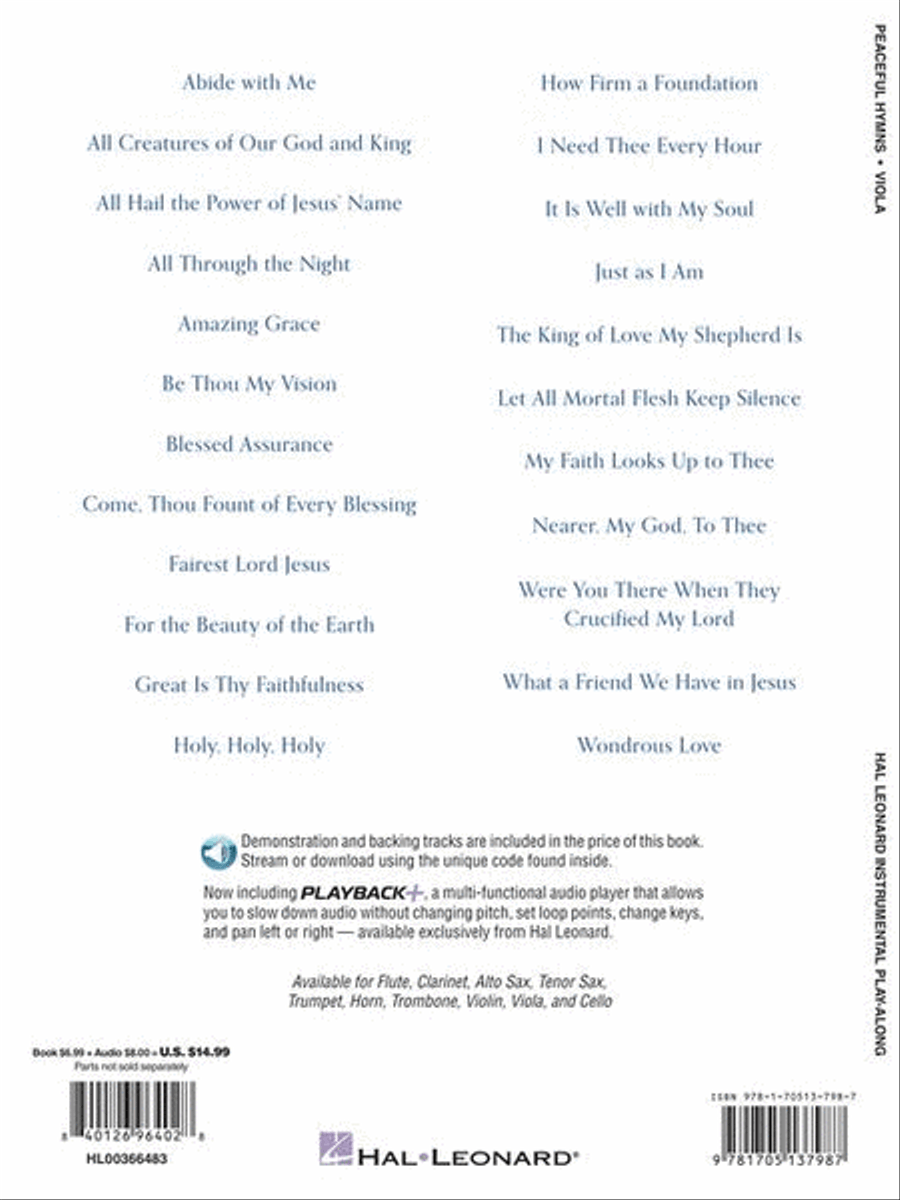 Peaceful Hymns for Viola Viola scores gallery preview page 6