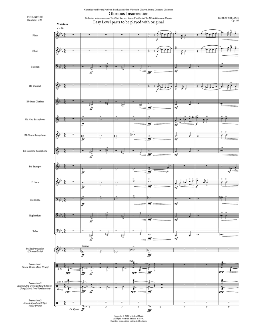Glorious Revolution: Score