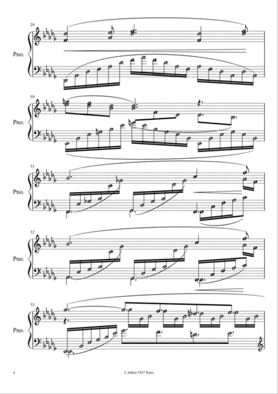 Clair De Lune (with note names alphabets and meanings) Original Version Piano Method scores gallery preview page 4