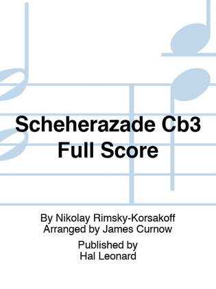 Scheherazade Cb3 Full Score
