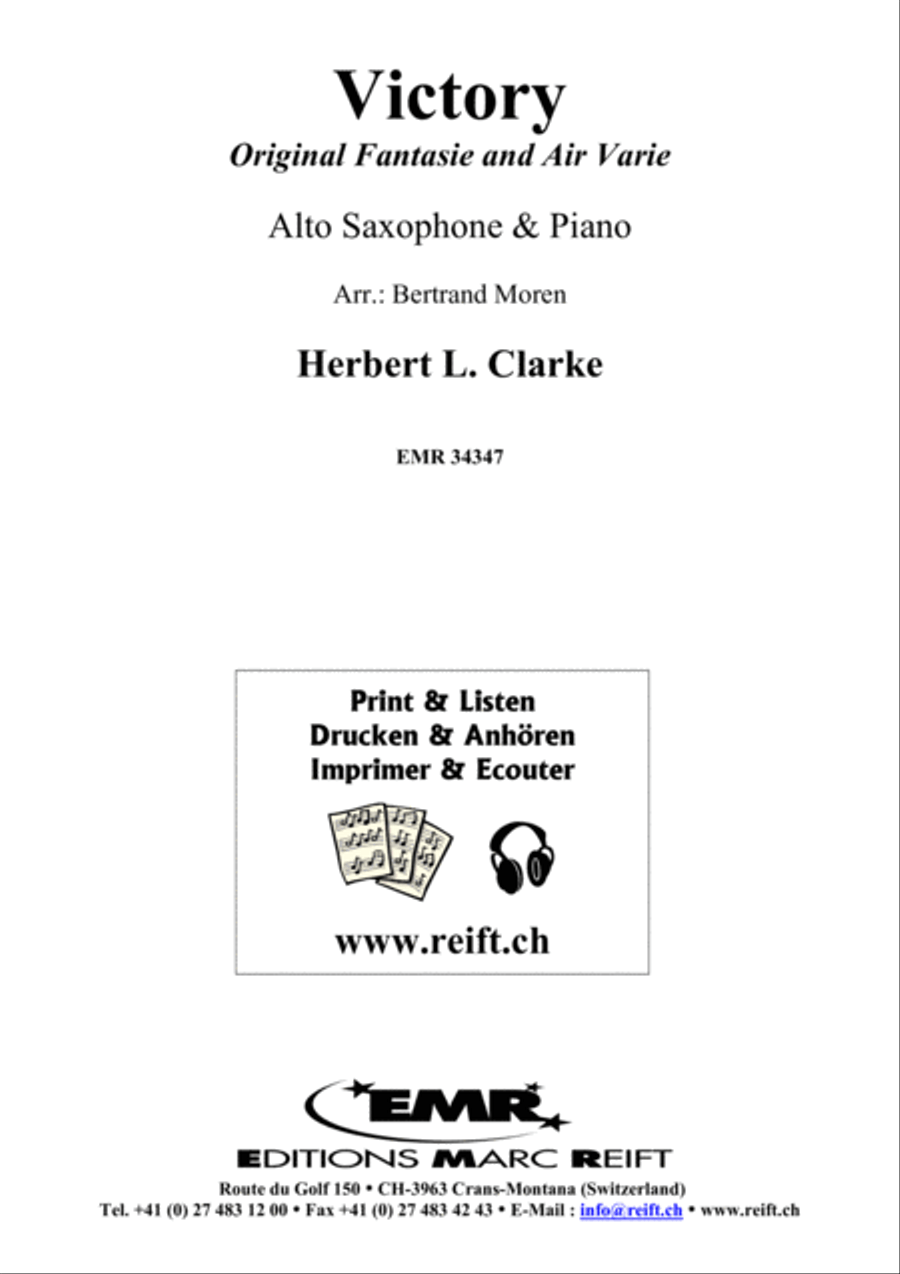 Victory Alto Saxophone scores gallery preview page 1