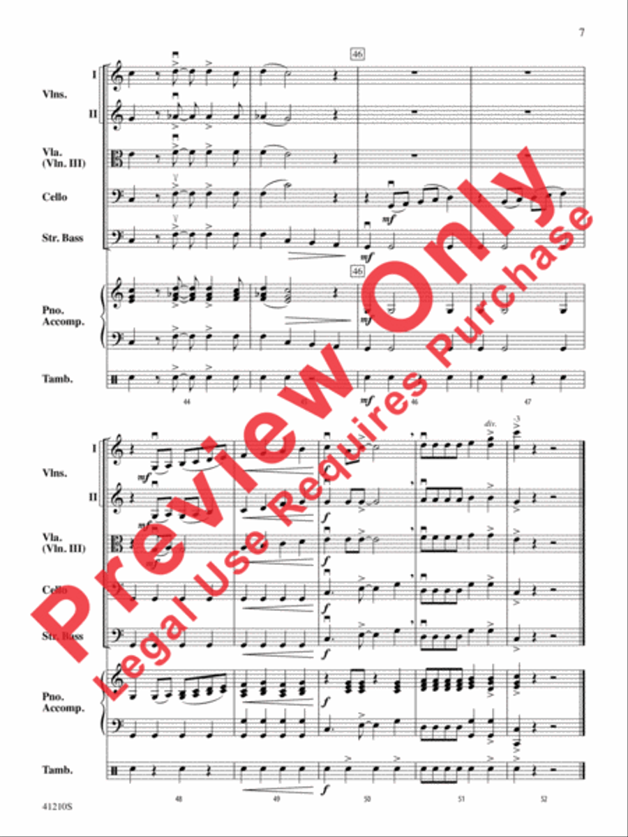 Little Shop of Horrors Little Shop of Horrors String Orchestra scores gallery preview page 8