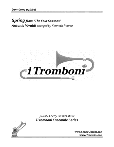 Spring from "The Four Seasons" for Trombone Quintet from iTromboni image number null