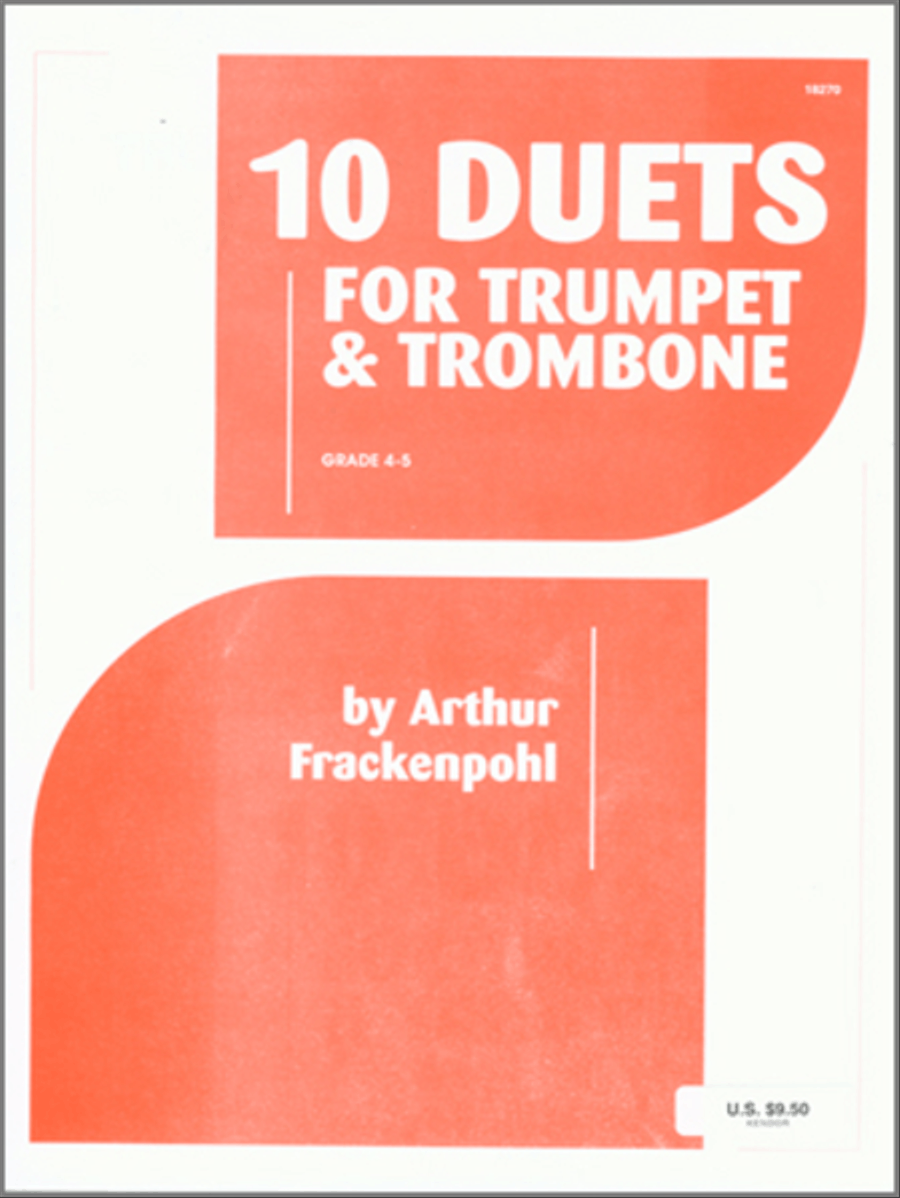 10 Duets For Trumpet And Trombone Brass Duet scores gallery preview page 1