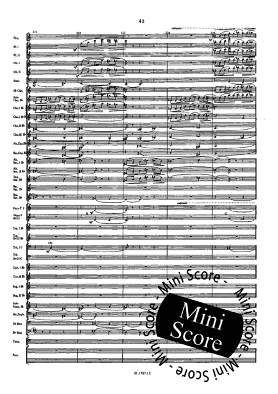 Symphonie de l'Eau Concert Band scores gallery preview page 47