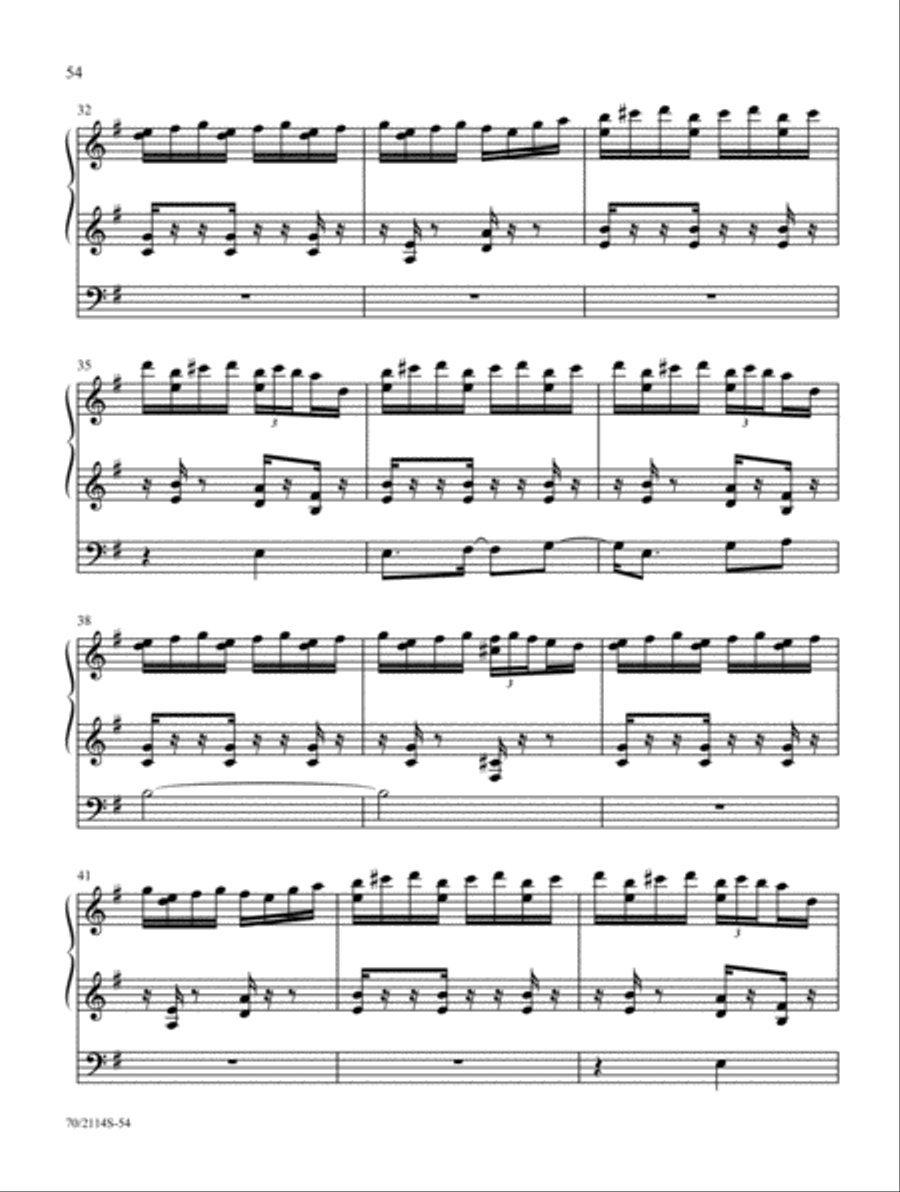 Again, I Say, Rejoice! Organ Solo scores gallery preview page 21