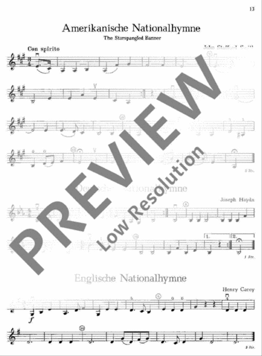 Musik zur Feier Violin scores gallery preview page 14