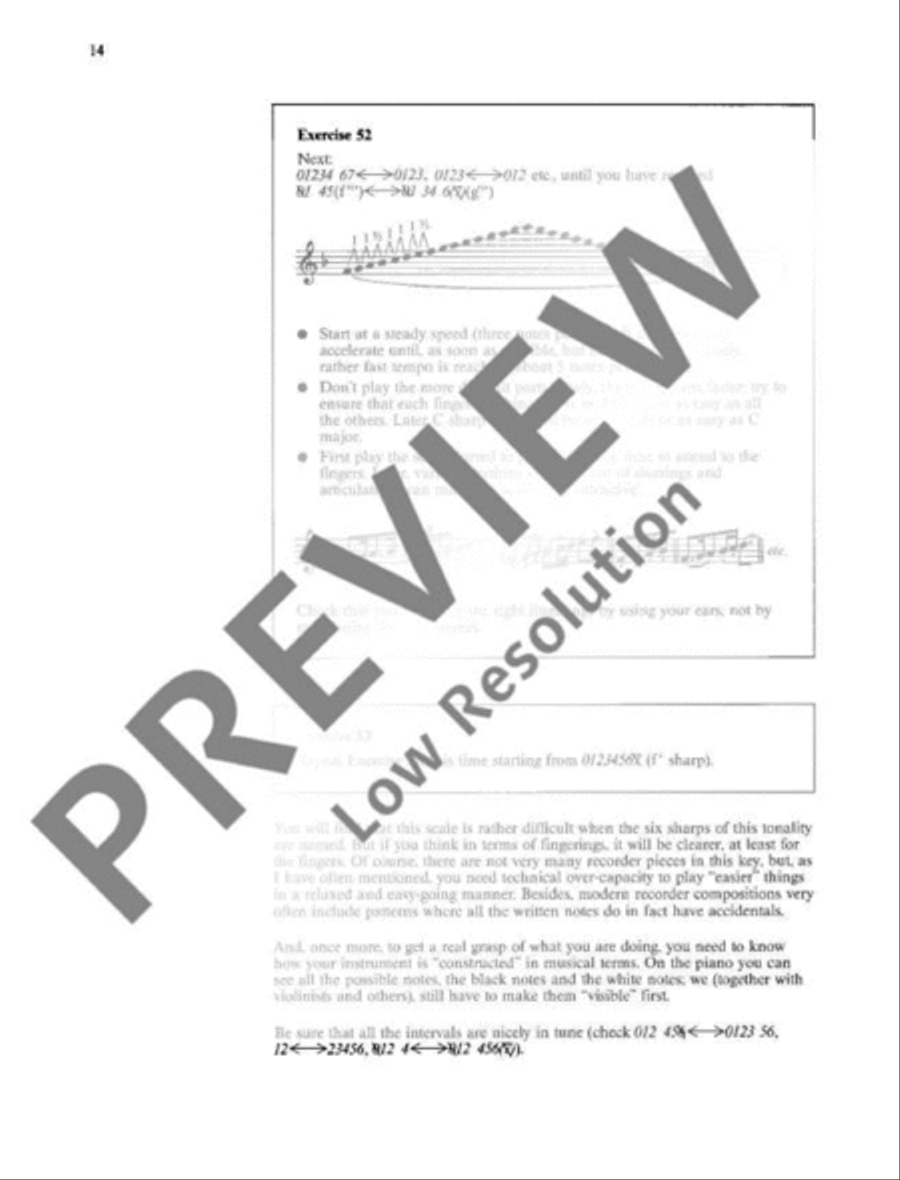 The Modern Recorder Player Alto Recorder scores gallery preview page 15