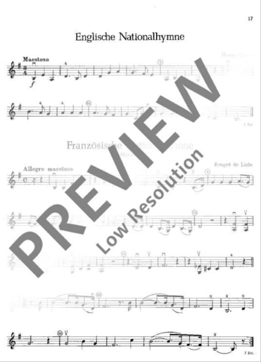 Musik zur Feier Violin scores gallery preview page 18